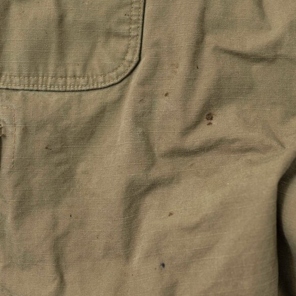 Wrangler Riggs Workwear Flannel Lined Pant Khaki Carpenter Mens Size 44x30 - Picture 4 of 6